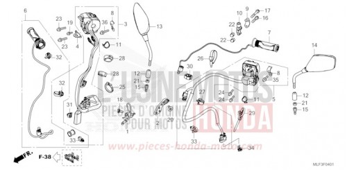 SCHALTERGRIFF/SPIEGEL (NT1100D) NT1100DP de 2023